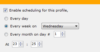 Easy scheduling